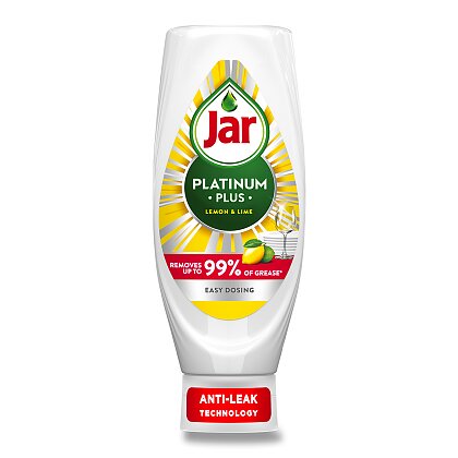 Obrázek produktu Jar Platinum Plus - prostředek na mytí nádobí - Lemon & Lime, 545 ml
