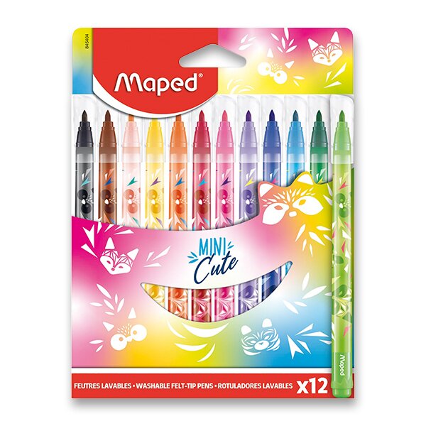 Dětské fixy Maped Color'Peps Jungle Mini Cute 12 barev