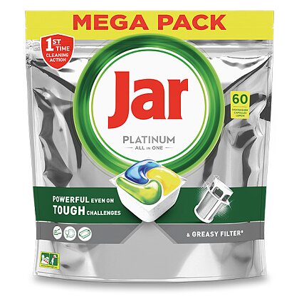 Obrázek produktu Jar Platinum All in One - kapsle do myčky - 60 kapslí