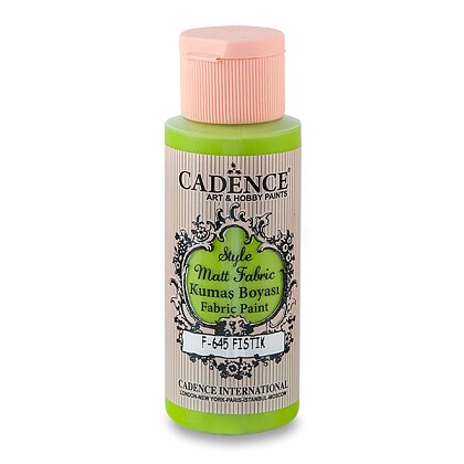 Product image Cadence Style Matt Fabric - barvy na textil - 59 ml, zelená