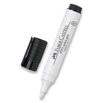 Obrázek produktu Popisovač Faber-Castell Pitt Artist Pen Big - bílý