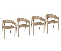 Set 4 ks židlí Muuto Cover Chair SE2019