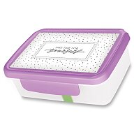 Zdravá sváča Pastel - svačinový box - fialová