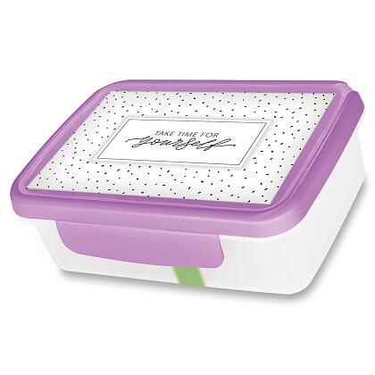 Product image Zdravá sváča Pastel - svačinový box - fialová