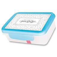 Zdravá sváča Pastel - svačinový box - modrá