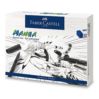 Obrázek produktu Popisovač Faber-Castell Pitt Artist Pen Manga - sada 19 ks