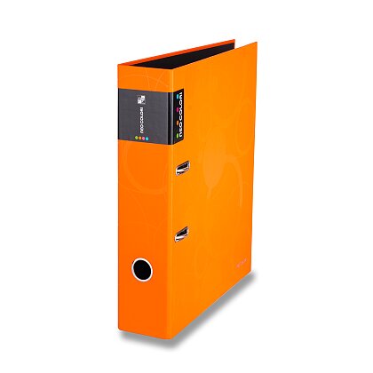 Obrázok produktu PP Neo Colori - pákový šanón - A4, chrbát 80 mm, oranžový