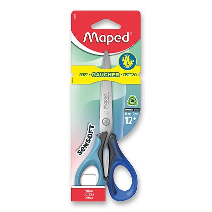 Product image Maped SenSoft Left - nůžky pro leváky - 16 cm, mix barev