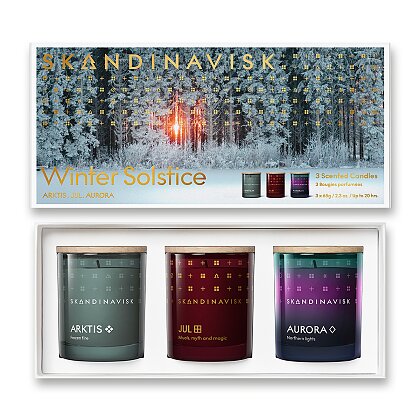 Obrázek produktu Skandinavisk WINTER SOLSTICE - dárkový set vonných svíček - 3 x 65 g