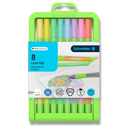 Product image Schneider Line-up - liner - 8 ks, sada, pastelové barvy