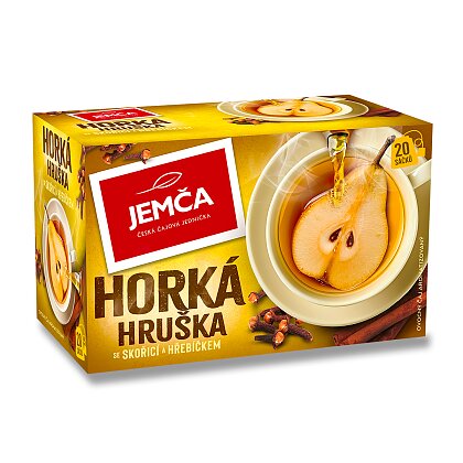 Product image Jemča - ovocný čaj - horká hruška se skořicí a hřebíčkem, 20 ks