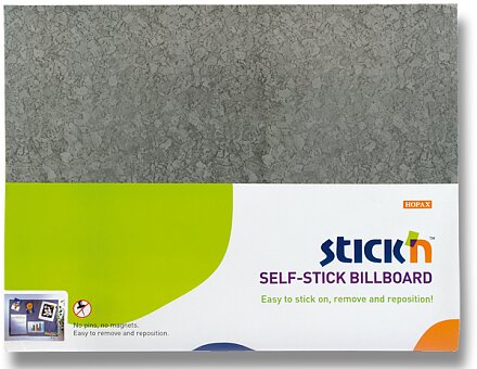 Obrázek produktu Samolepicí nástěnka Hopax Stick’n - šedá, 58 x 46 cm