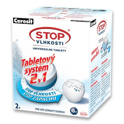 Obrázek produktu Ceresit Stop vlhkosti Micro - náhradní tableta 2 v 1, 2 ks