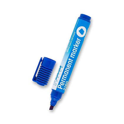 Obrázok produktu Permanentný popisovač klinový - modrý