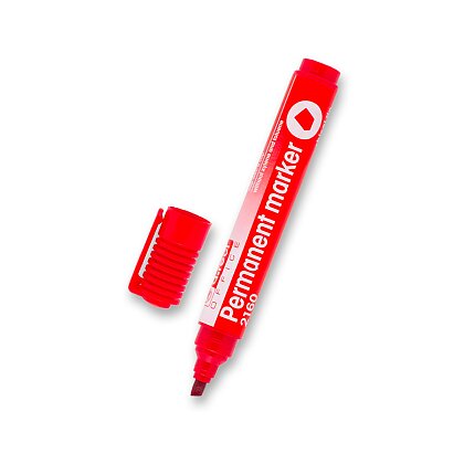 Product image Permanentní popisovač silný klínový - červený