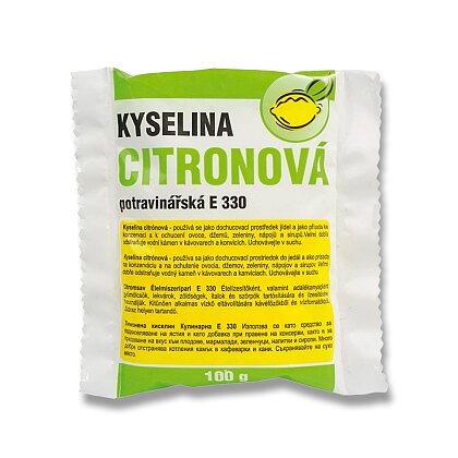 Obrázek produktu Kyselina citrónová potravinářská E330 - 100g